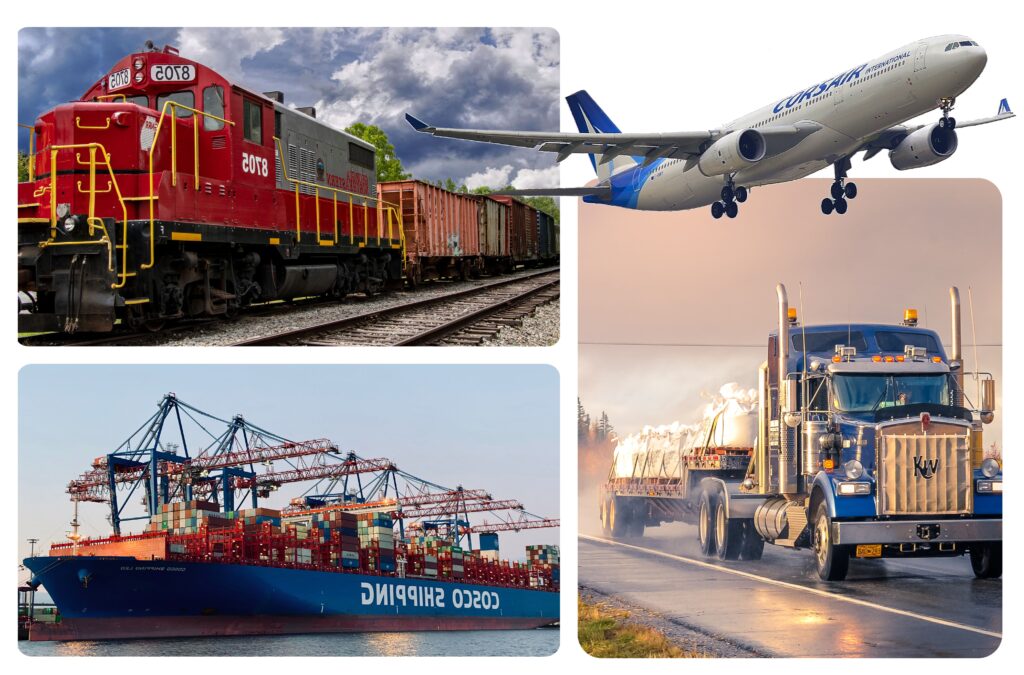 modes of transportation in international trade